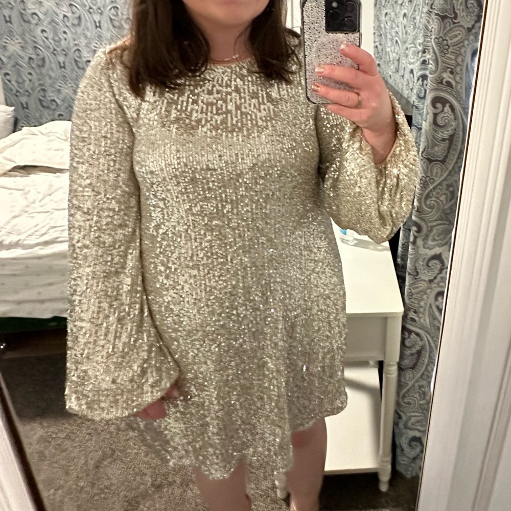 Gold Sparkly Dress